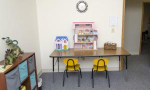 Toys used by counselors to engage children in therapy