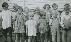 Group of children at the North Dakota Children's Home