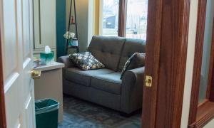 First Step Recovery counselor office with couch