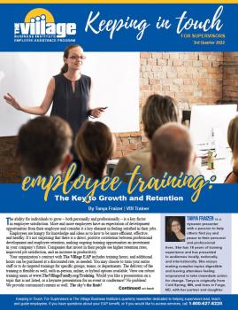 Q3 2022 Supervisor Newsletter: Employee training is the key to growth and retention