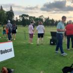 Bigs and Littles take part in a golf clinic at the Fargo Country Club